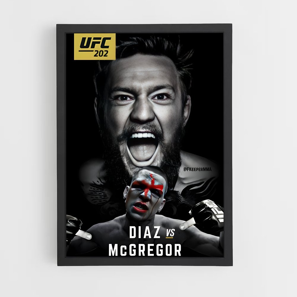 Poster Octagon Showdown – affiche MMA (vue 2)